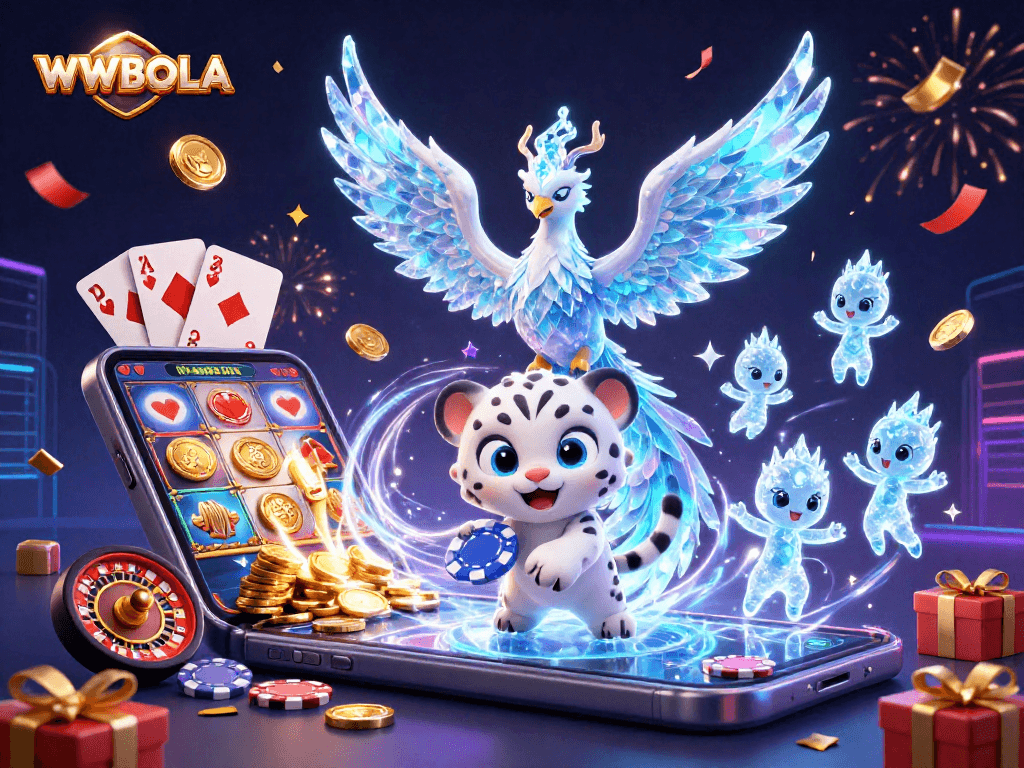 Nikmati permainan slot besar di WWBOLA dengan karakter fantasi dan elemen kasino yang memikat.