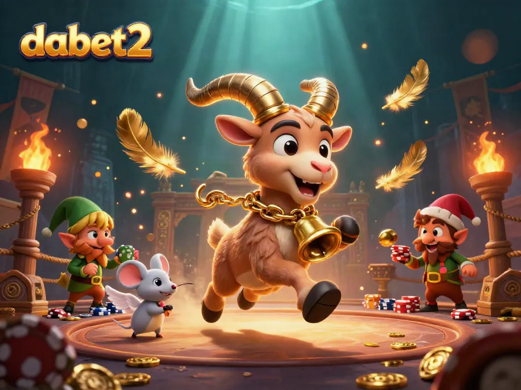 Experience thrilling gameplay at dabet2 with Krampus, an angel mouse, and mischievous elves!