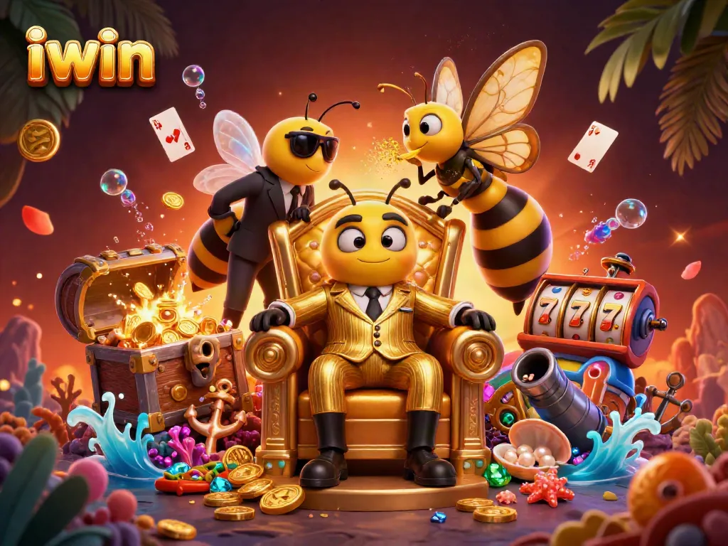 Engage with iwin in an electrifying casino scene featuring vibrant characters and dynamic game elements.