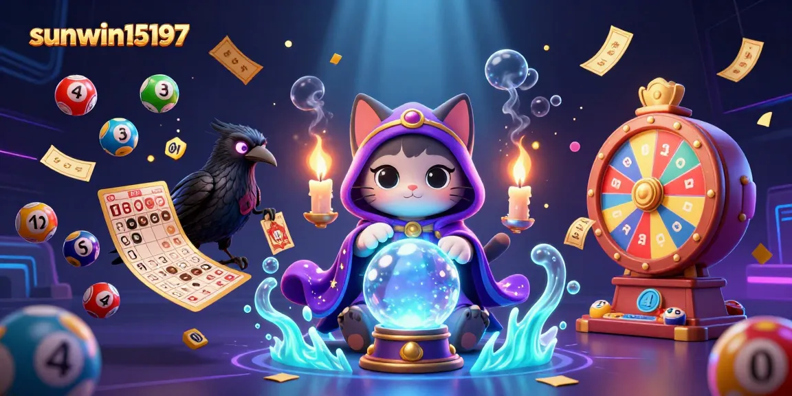 Experience thrilling gameplay at sunwin15197 with vibrant lottery balls and dynamic casino elements.