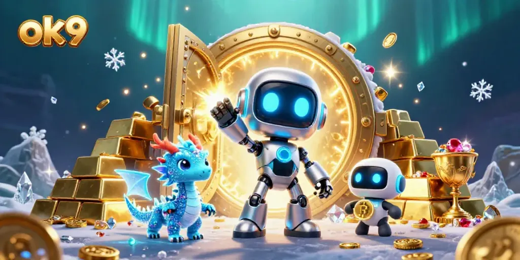 Spin to win big with ok9's dynamic casino world full of gold and gems!