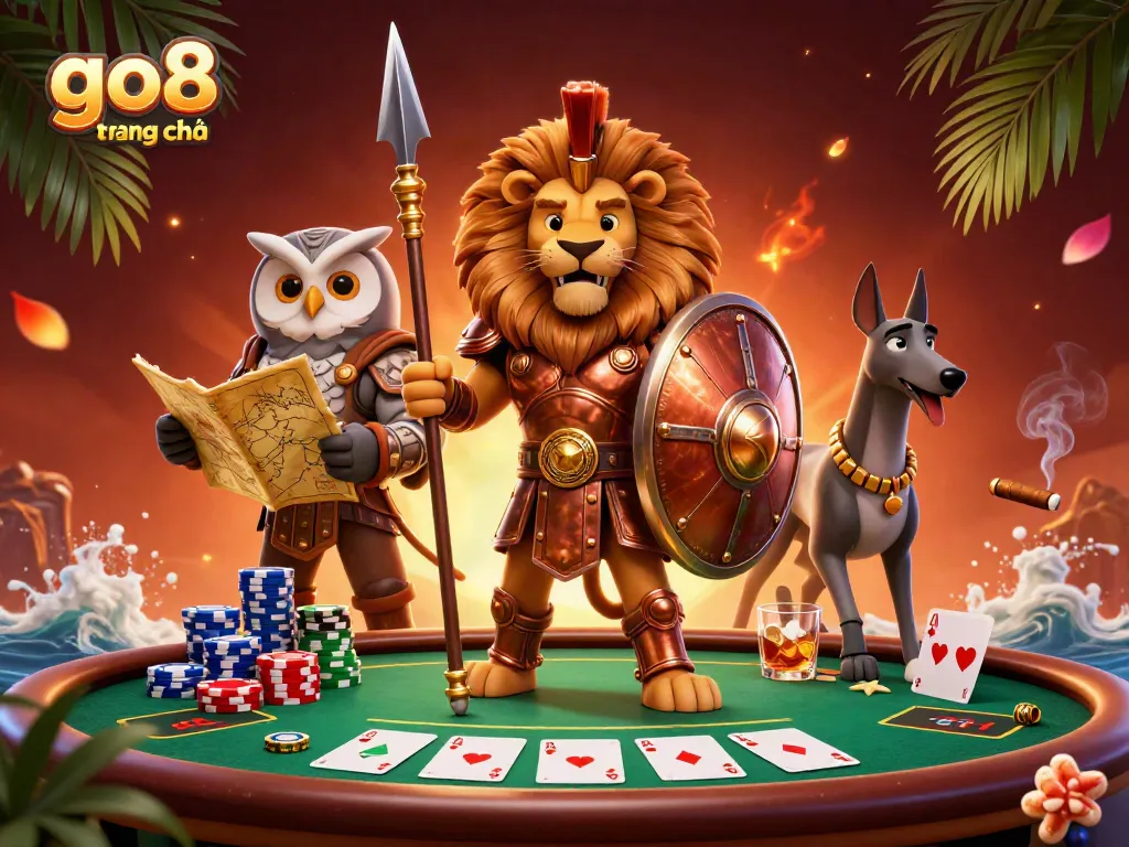 Engage with exciting gameplay at go8 trang chủ with vibrant characters and casino elements.