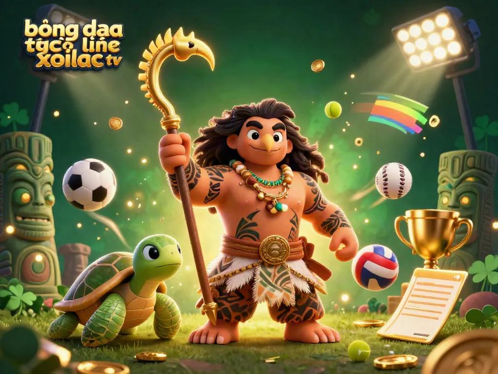 Experience exciting bóng đá trực tuyến xoilac tv with vibrant characters, sports elements, and dynamic visuals.