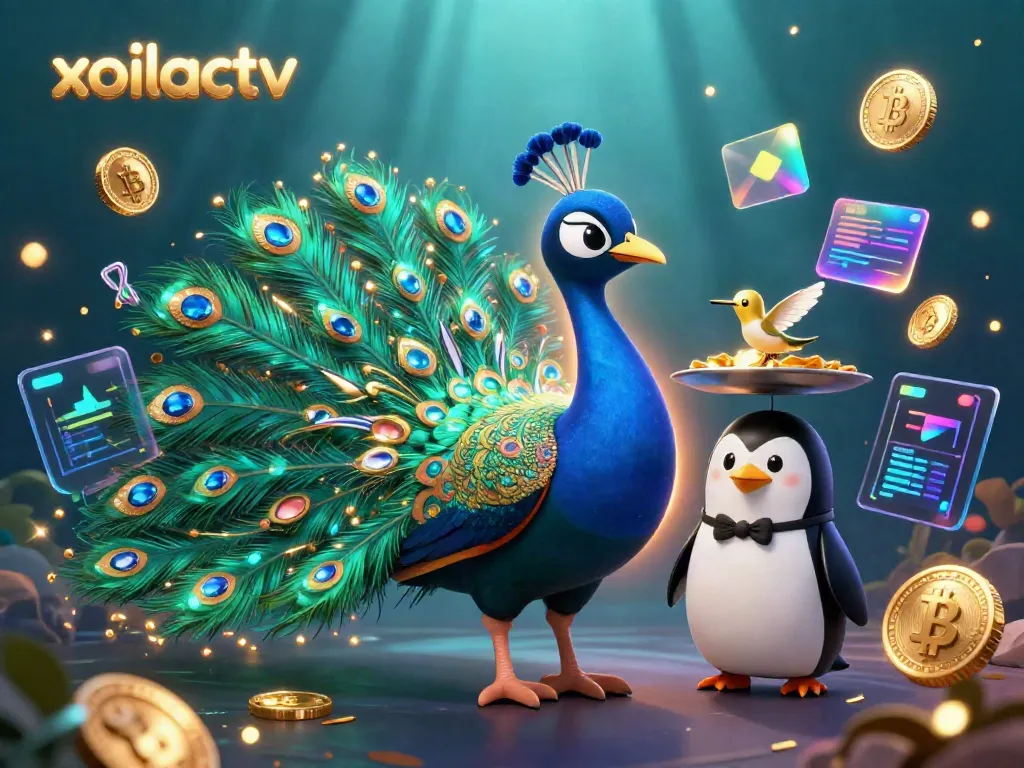 Engage with xoilactv's vibrant online gambling experience featuring dynamic characters and crypto elements.