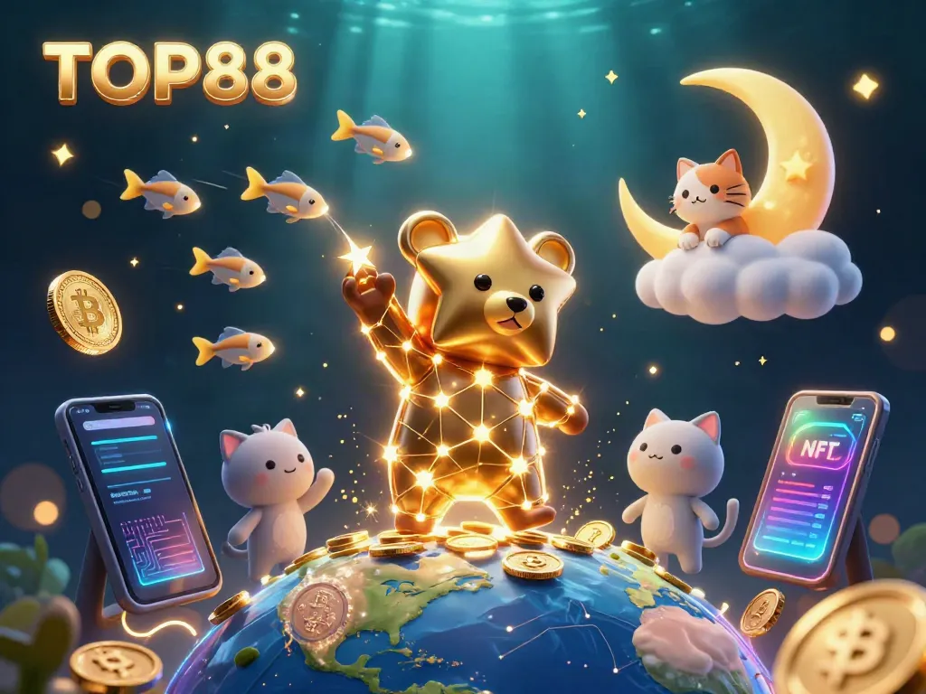Experience winning excitement at TOP88 with vibrant 3D casino characters and dynamic gaming elements.
