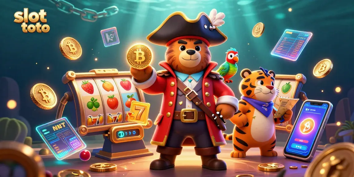 Menangkan permainan slot toto dengan karakter kartun 3D dan elemen kasino yang berkilauan.