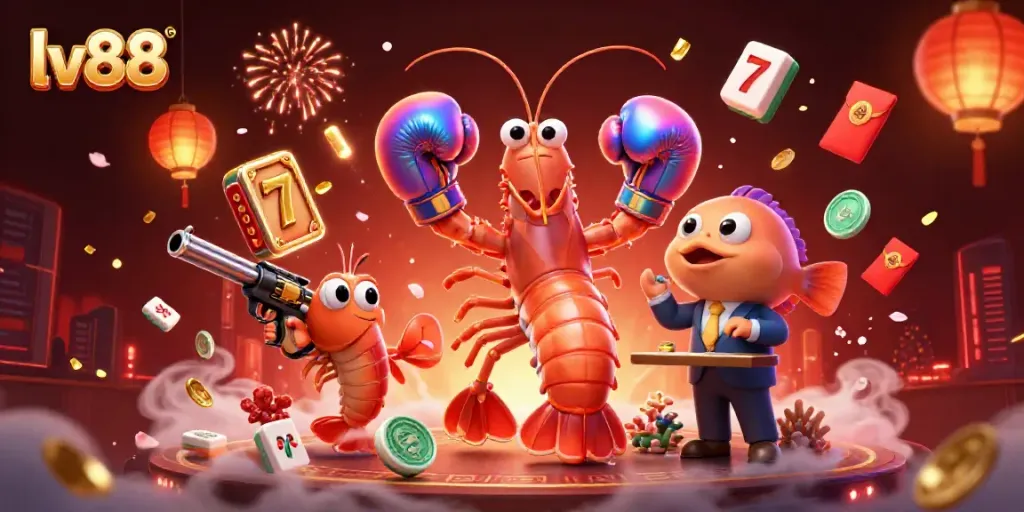 Experience the excitement of lv88 with vibrant 3D casino characters and dynamic game elements.