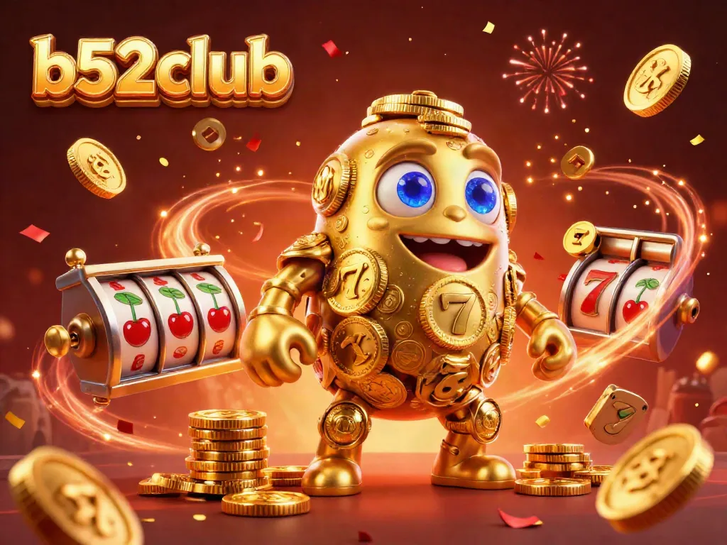 Spin and win with b52club's colorful golem and slot elements in an exciting casino atmosphere.