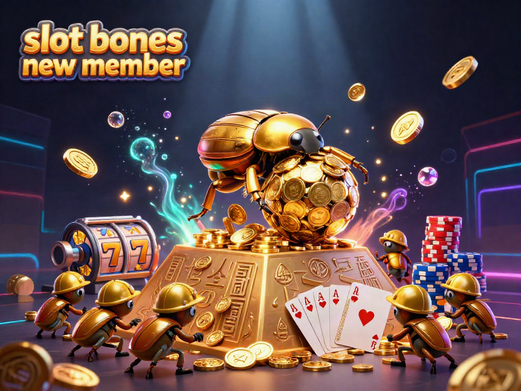 Experience thrilling gameplay with the slot bonus new member featuring vibrant casino elements.