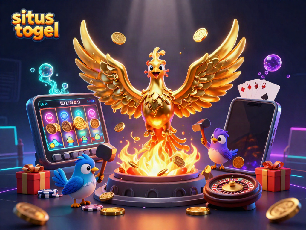 Experience situs togel excitement with a molten phoenix and dynamic casino elements.