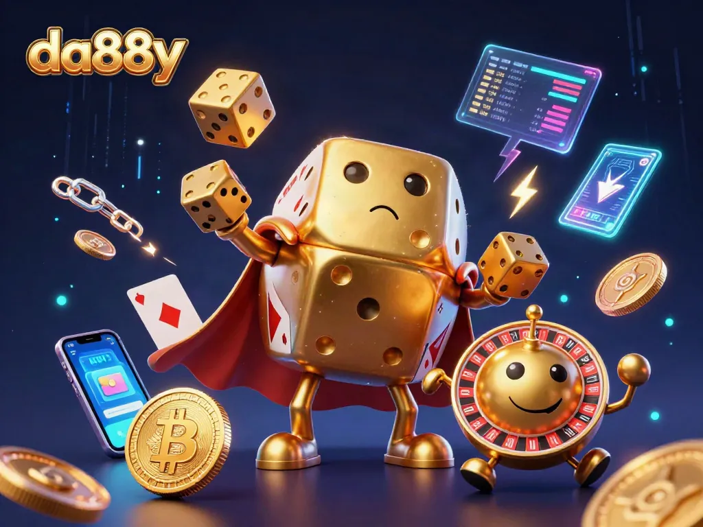 Engage with da88y on an exciting 3D illustrated casino adventure featuring dynamic gaming elements.